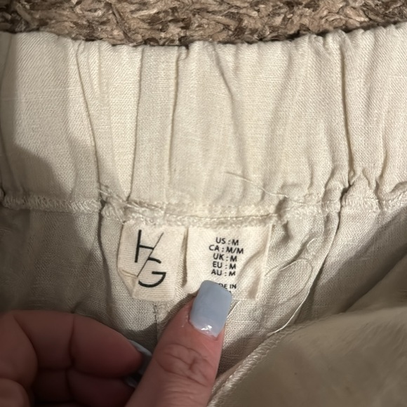 Happily Grey brand linen split legs pants! Size Medium - Picture 2 of 2